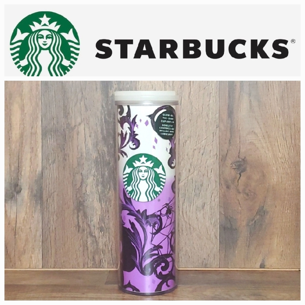 🖤💜🤍 Starbucks Limited Edition Cold Cup 16 oz BNWT